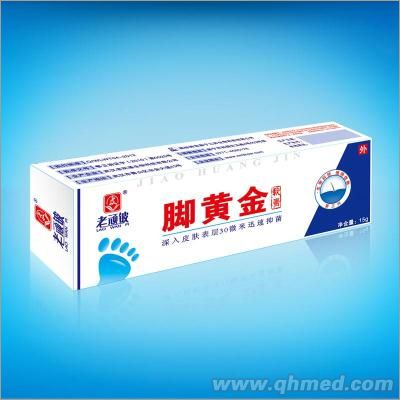 老頑鈹牌腳黃金軟膏針對(duì)腳氣腳臭水泡軟膏招 腳黃金