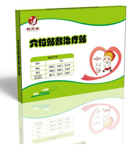 鶴賢堂穴位貼敷治療貼（胃炎、嘔吐、消化不 